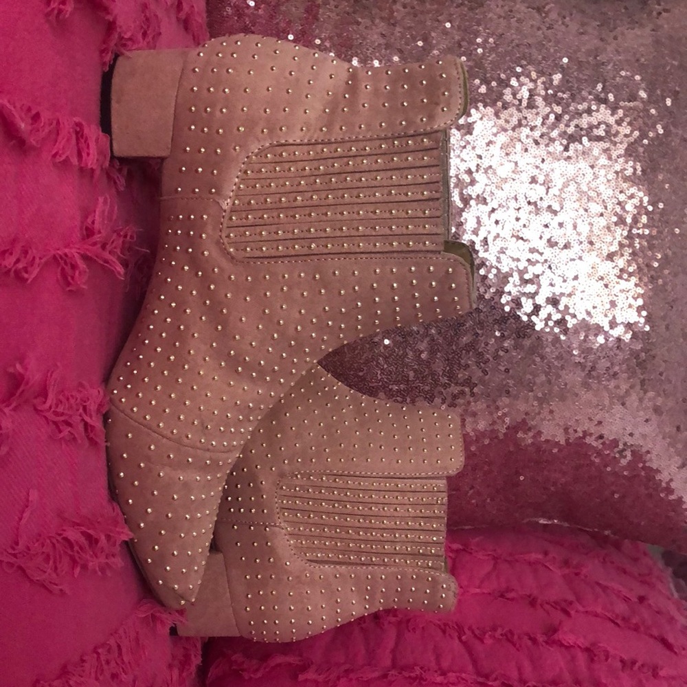 Topshop Pink Boots